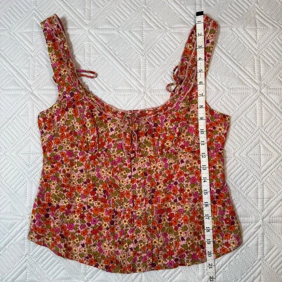 Free People Ellia Printed Floral Skort & Tank Top Set Size S - Picture 5 of 14